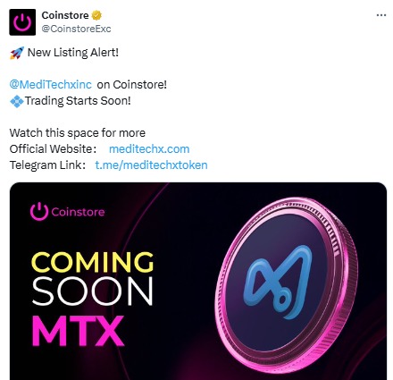 Introducing MediTechX Coinstore: Predictions for the Initial MTX Listing Price